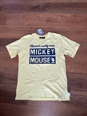 NWT Women’s Medium Mickey Mouse Yellow Graphic Tee